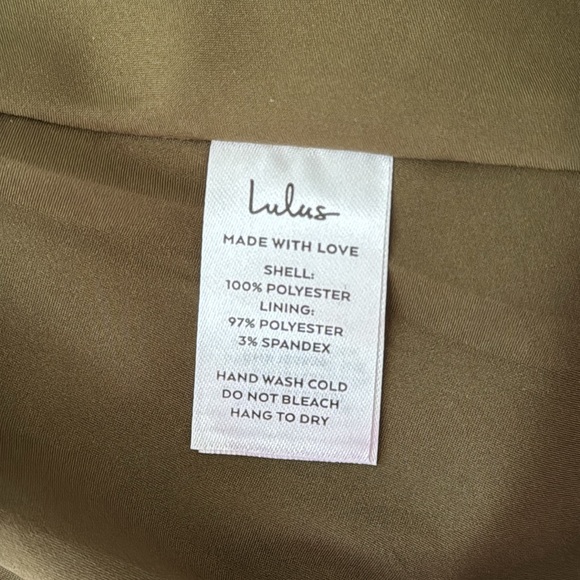 Lulus Dress. Sophisticated approach. NWT. Spaghetti straps. - Picture 7 of 7